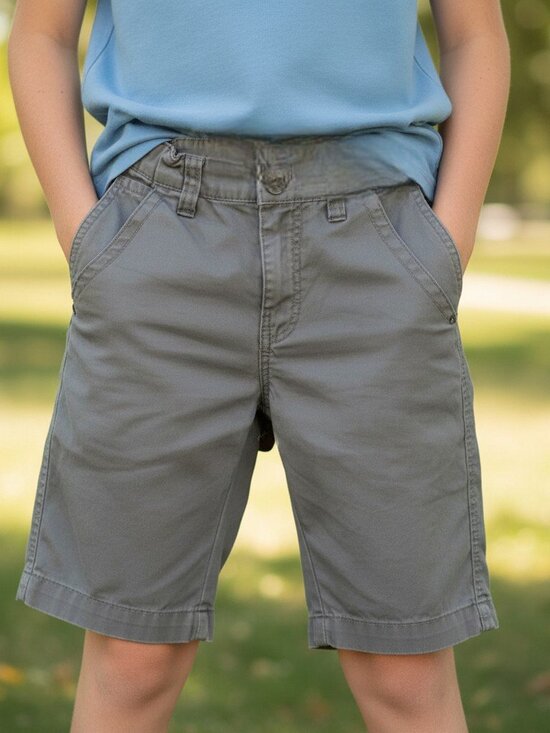 Nordstrom Other - BROTHERS NORDSTROM Flat Front Gray Shorts Boys Size 8 Cali Surfer Skate